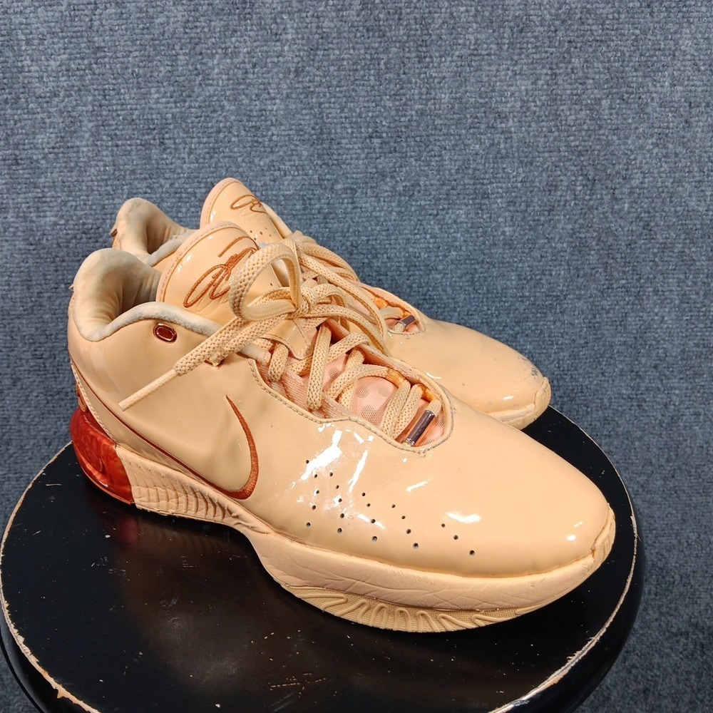 Nike Zoom LeBron 2 Birthday Mens 9 Bronze Orange Basketball Shoes 309378-881